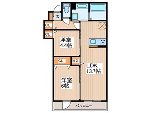 グラナーデ高井戸東の物件間取画像